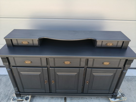 Image 1 of Dark gray sideboard