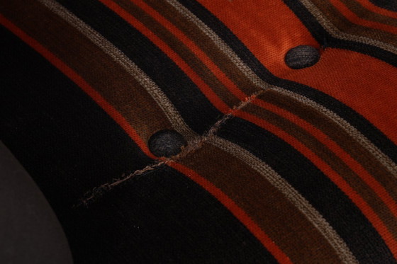 Image 1 of Vintage Tissu Canapé 70's | Mid Century Canapé Lounge Rétro 60's #07-38