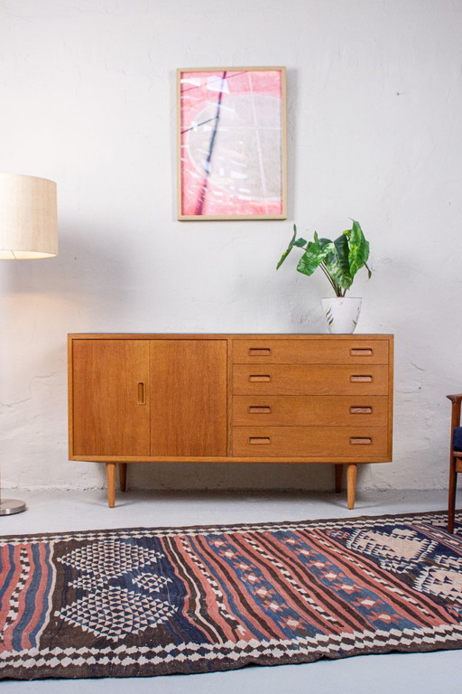 Vintage Sideboard Chest of Drawers Hundevad Oak 60s Mid-Century