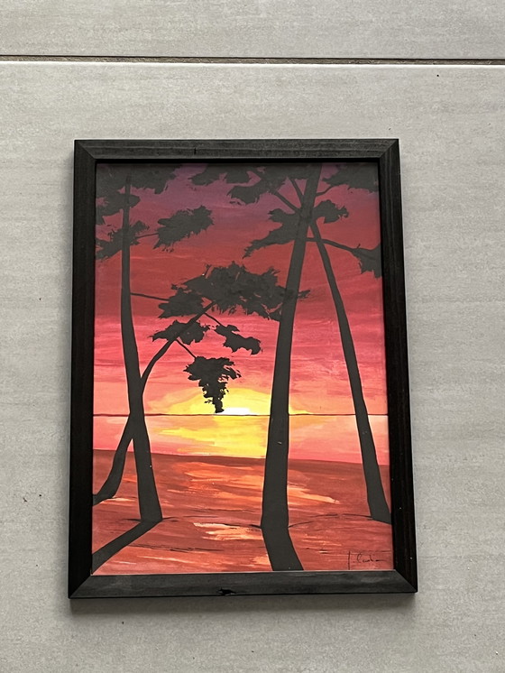 Image 1 of Gouache et Encre sur papier naturel 250g.  30x21cm. 