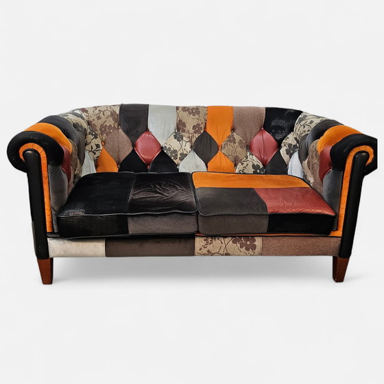 Image 1 of Ensemble Chesterfield Jan Frantzen Design : banc et méridienne