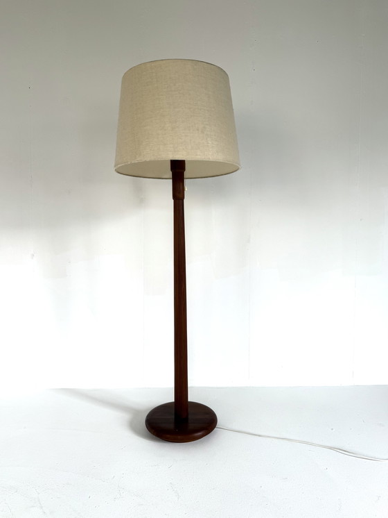 Image 1 of Lampada da terra vintage in teak, Domus '70