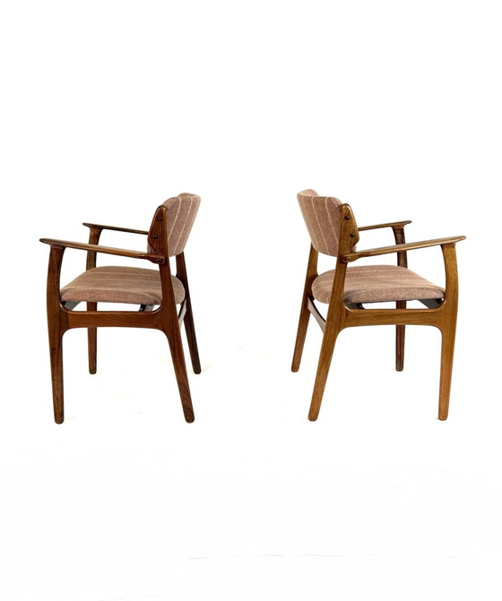 Image 1 of Set of 2 dining chairs model 50, Erik Buch '70