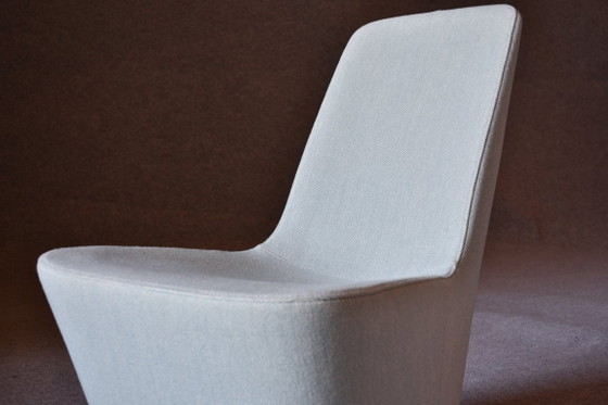 Poltrona Vitra Monopod – Azzurro – Jasper Morrison – Sedie da camera, Tessile (photo 6 of 8)