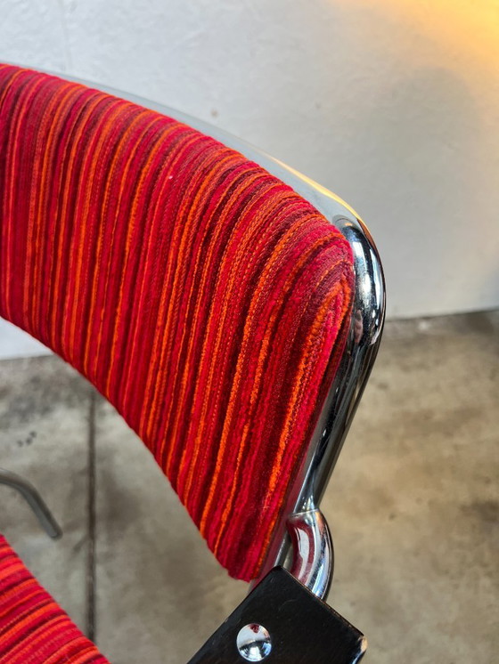 Image 1 of Coppia di sedie vintage cromate, Miljö Expo Ab, Svezia, anni '80