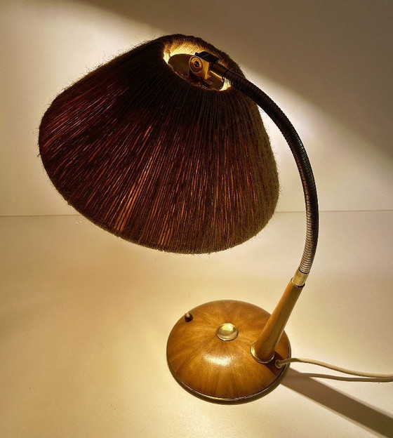 Image 1 of Lámpara de madera danesa de mediados de siglo