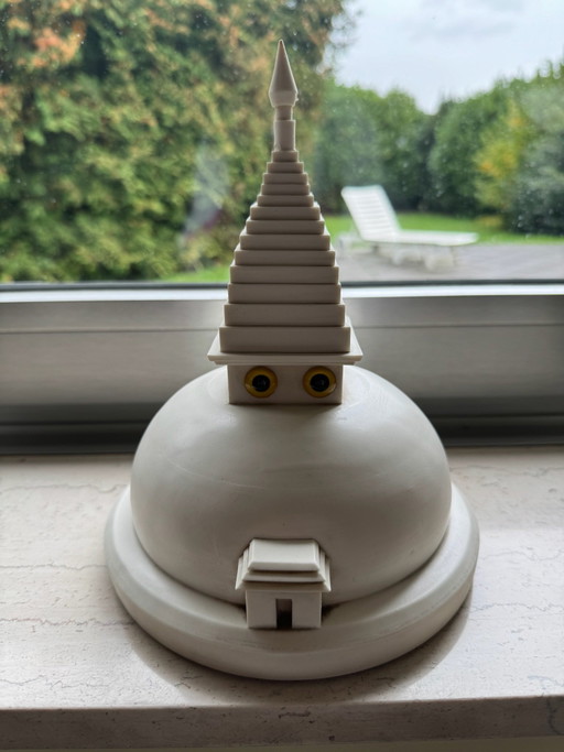 Ettore Sottsass – „Sugar“ Stupa Skulptur (Indian Memories / Ultima Edizione)
