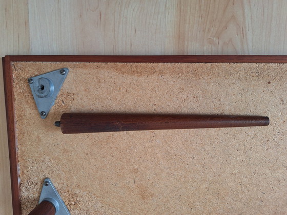 Image 1 of Mesa de mosaico de teca única de los años 60