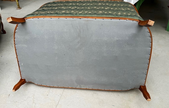 Image 1 of Complete woonkamerset in Louis XV-stijl - 2-zitsbank + 2 Bergère fauteuils - Jacquardstof - uitzonderlijk comfort