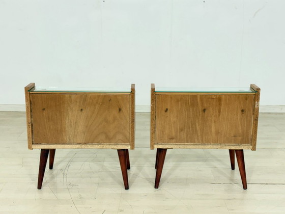 Image 1 of 2x comodini / comodini / tavolini laterali vintage - anni '60