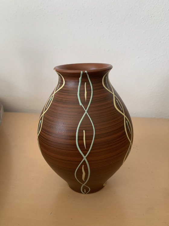 Image 1 of Mid Century kleine Vase Bay Keramik 