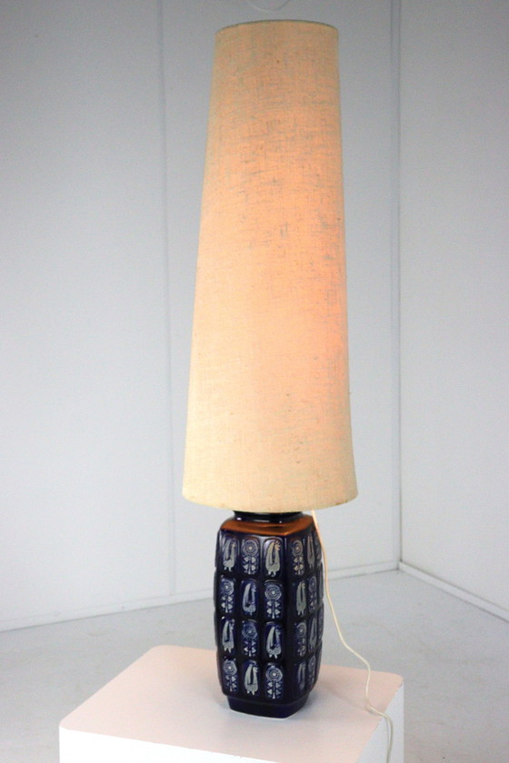 Image 1 of West Germany Ceramic Floor Lamp 942-45 Vintage