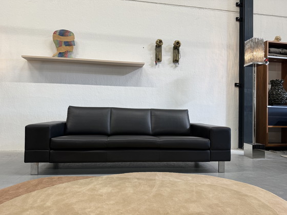 Image 1 of Canapé Pode Senso en cuir noir 235