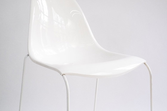 Image 1 of CONNUBIA fiberglass skid-base chair