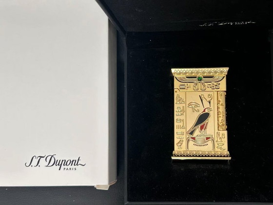Image 1 of S.T. Dupont – Pharao – Feuerzeug – Vergoldet