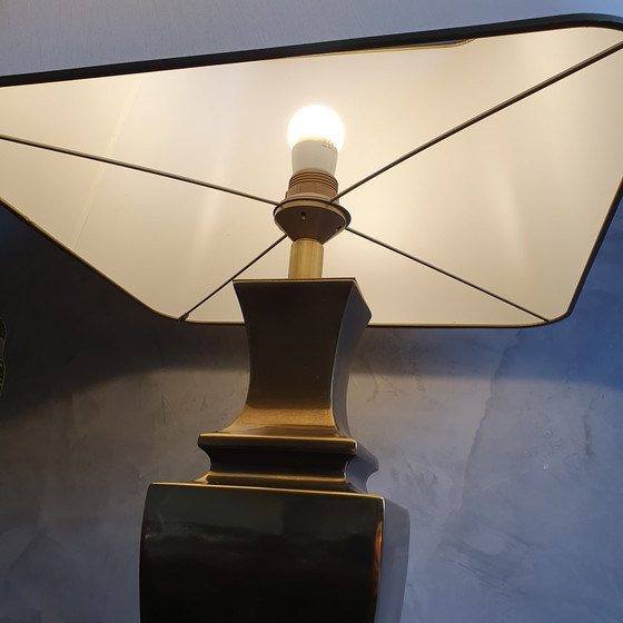 Image 1 of Lampe allemande Kullman Regency Hollywood Style 80s/90s