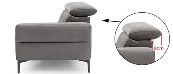 Divano angolare Mees - Crema - 282*230cm – Van Niels Wonen & Meer, Divani angolari, Tessile, Metallo (photo 5 of 5)