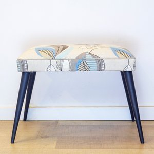 Mid-Century Footstool, Spain, 1950s