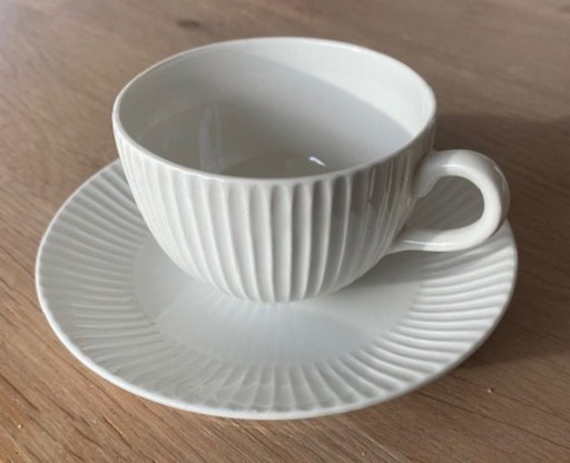 Kaj Franck Arabia rare belle tasse soucoupe Sointu années 1960