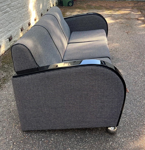 Image 1 of Art Deco bank (3-zits) - Op maat gemaakt interieurontwerpstuk