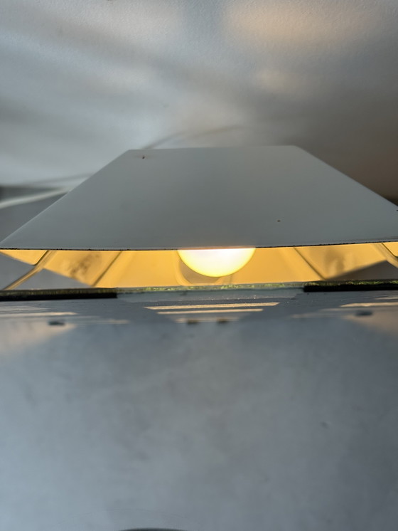 Image 1 of IKEA plafondlamp – grafisch glasdesign (1990s/2000s)