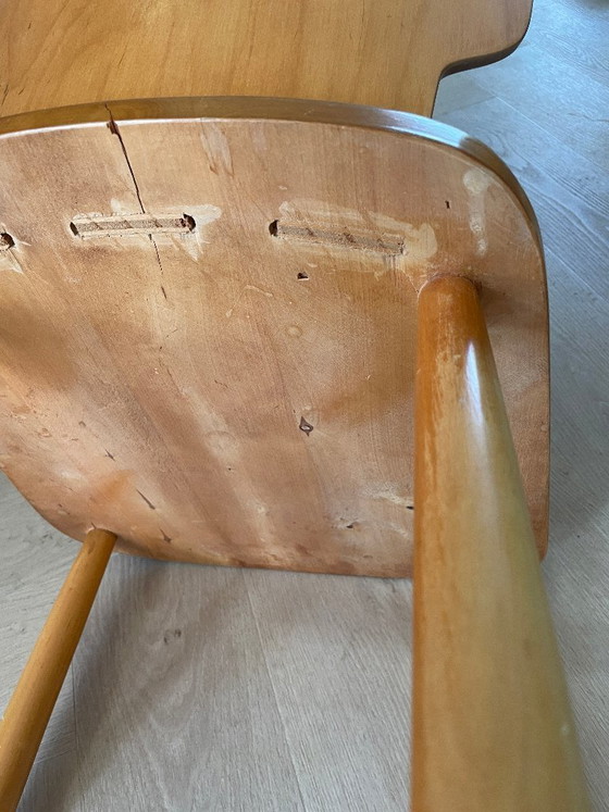 Image 1 of Chaises de salle à manger vintage en bois – style scandinave – lot de 2