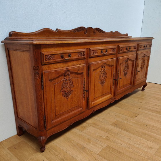 Image 1 of Vintage Country Louis XV wall cabinet, buffet cabinet, sideboard, chest of drawers