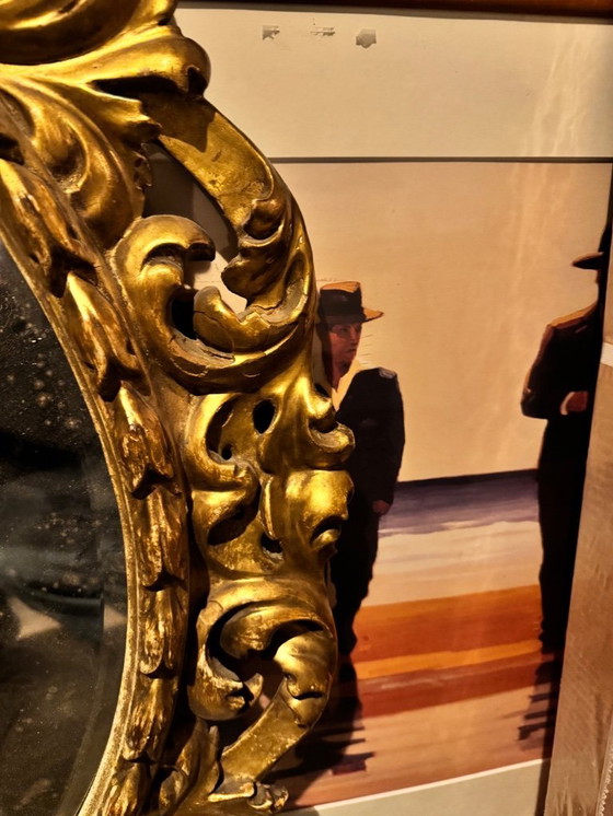 Image 1 of Antiker Rokoko-Spiegel 1850-1890