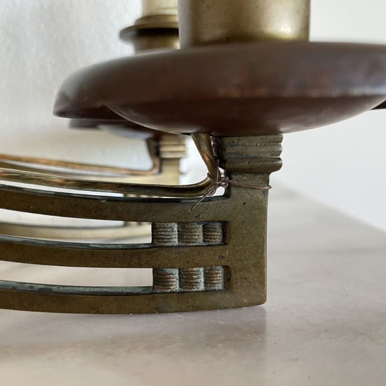 Art Nouveau Style Brass Articulated Double Piano Wall Sconce Lamp, 1900s, 1890s – Wall lights, Bronze (photo 10 of 13)
