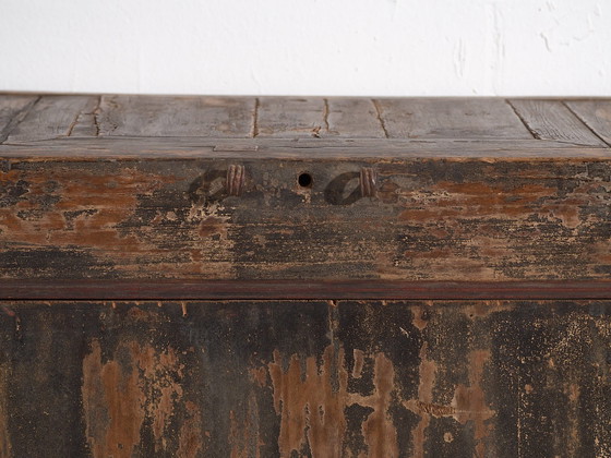 Buffet bas ancien style wabi sabi (c.1900) #24, Bois, Fer, Noir (photo 54 sur 57)