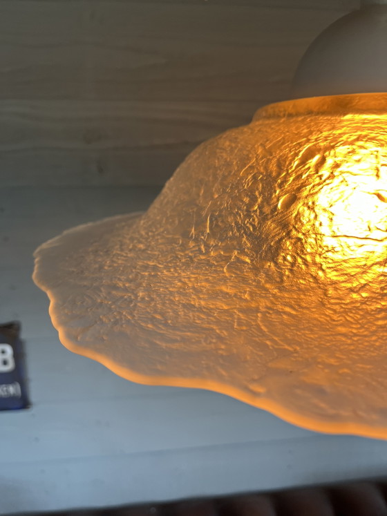 Image 1 of Suspension vintage en verre Peill & Putzler, une grande et rare suspension Peill Putzler des années 1970,