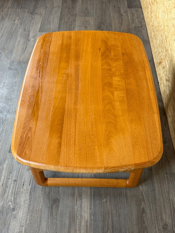 60s 70s Teak Coffee Table Side Table by Silkeborg, CFC Silkeborg, Wood, Multi Color (photo 9 of 14)