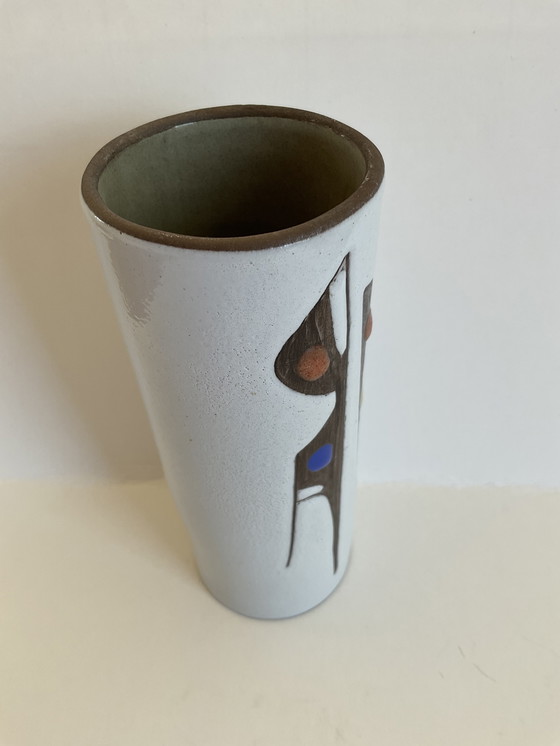 Image 1 of Vase Boonstra 60s with Stylized Animal Figures