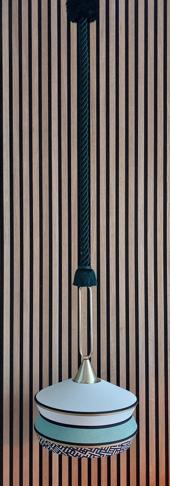 Image 1 of Servomuto Calypso Antigua lámpara colgante Contardi estilo art deco