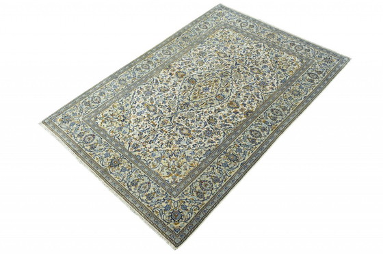 Image 1 of Kashan oriental rug - Hand-knotted from fine cork wool - 210 x 140 cm
