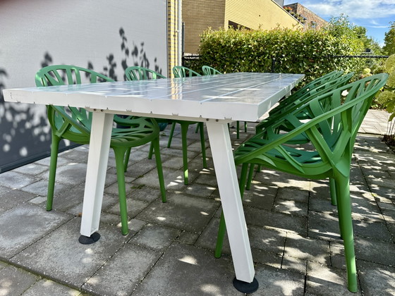 Mesa de la colección Plein Air Extremis Marina en color blanco roto, 335 cm. – Conjuntos de jardín, Polyester (photo 5 of 15)