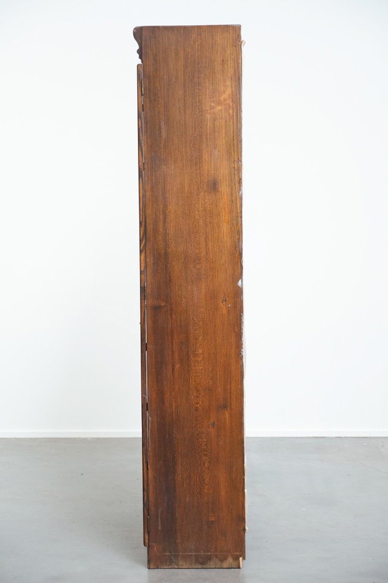 Image 1 of Antique filing cabinet / notary cabinet made of oak from the late 19th / early 20th century