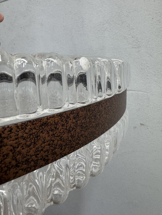 Image 1 of 1960s Plastic Pendant Lamp with Retro Design