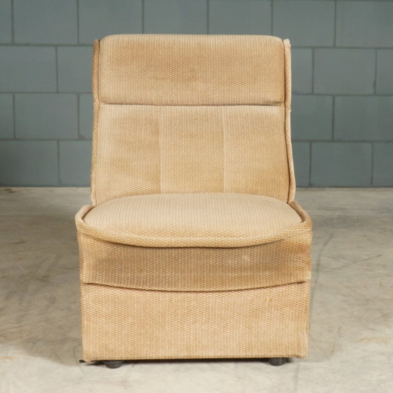 Canapé d'angle modulaire en tissu style années 60 – Canapés modulables, Textile (photo 11 of 15)