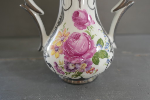 Vintage Bohemia Patent Vase Porcelain