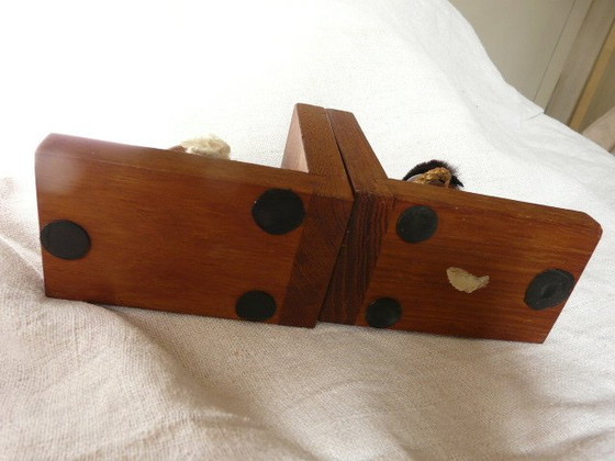 Image 1 of Paire Serre-Livres Vintage 1950s 60s Hans Bolling