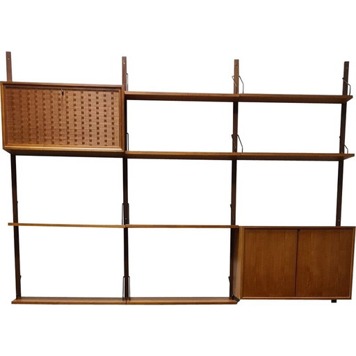 Mobile da parete in teak vintage