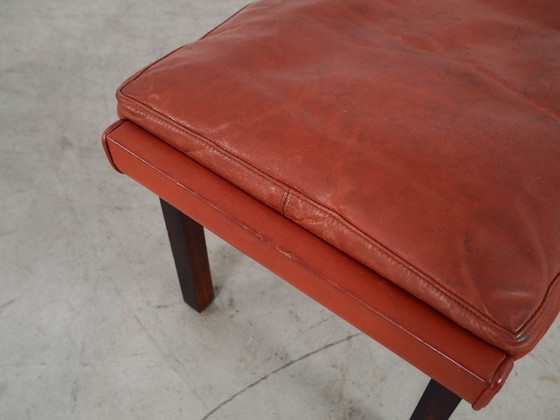 Image 1 of Voetenbankje van palissanderhout, Deens design, jaren 70, ontwerper: Finn Juhl