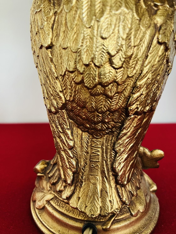 Image 1 of 2x Loevsky & Loevsky - Azienda di fusioni in metallo bianco - Gufo in bronzo