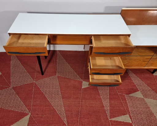 Desk by Mojmir Pozar for UP Závody, 1960s, Set of 2