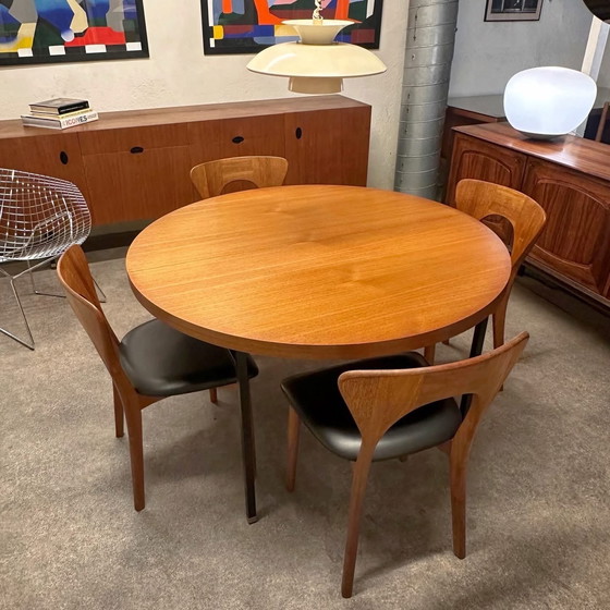 Image 1 of Set di 4 sedie in teak di Niels Koefoed, 1960