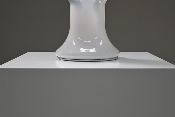 Image 1 of Lámpara de mesa italiana de cristal, años 70, Italia.