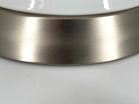 Image 1 of Lampada da soffitto Peill & Putzler “KIBO” (Modello 71333) – Germania, vetro opalino/trasparente, vintage