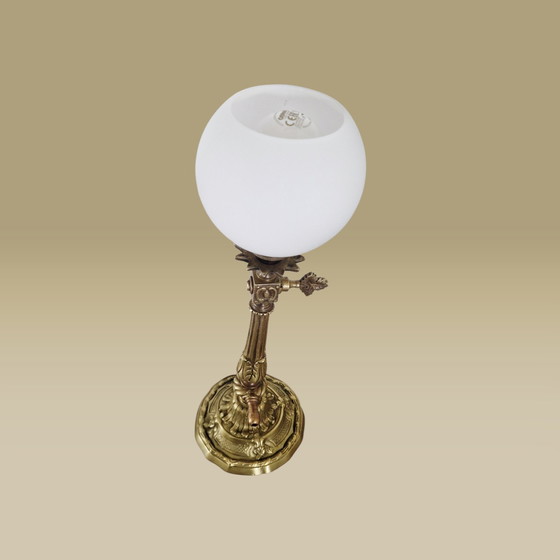 Image 1 of Lampe bronze ciselé style Napoléon III - Époque fin XIXeme 
