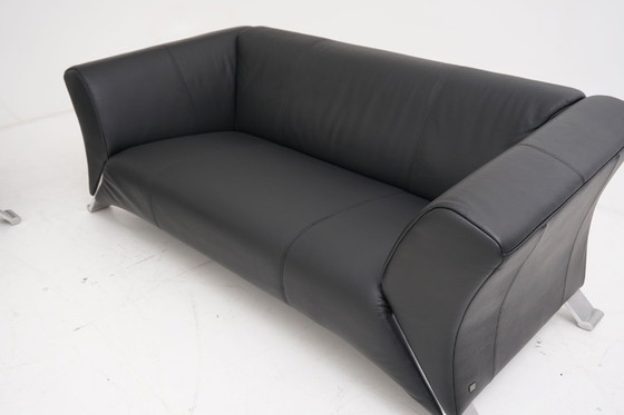 Image 1 of Rolf Benz 322 Garnitur Couch Sofa Dreisitzer Zweisitzer Leder Tisch 5021